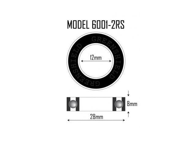 Miche Race 707 Front / Rear Wheel Hub Bearing Kit